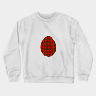 Tartan egg Crewneck Sweatshirt